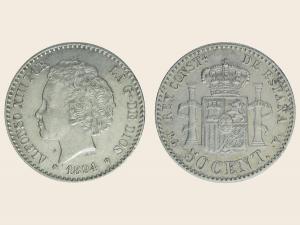 50 Céntimos Alfonso XIII