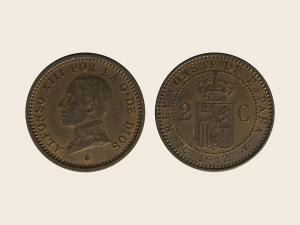 2 Céntimos Alfonso XIII