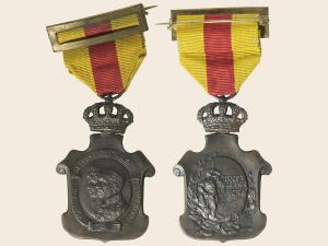 Medalla Alfonso XIII Homenaje de los Ayuntamientos 1926